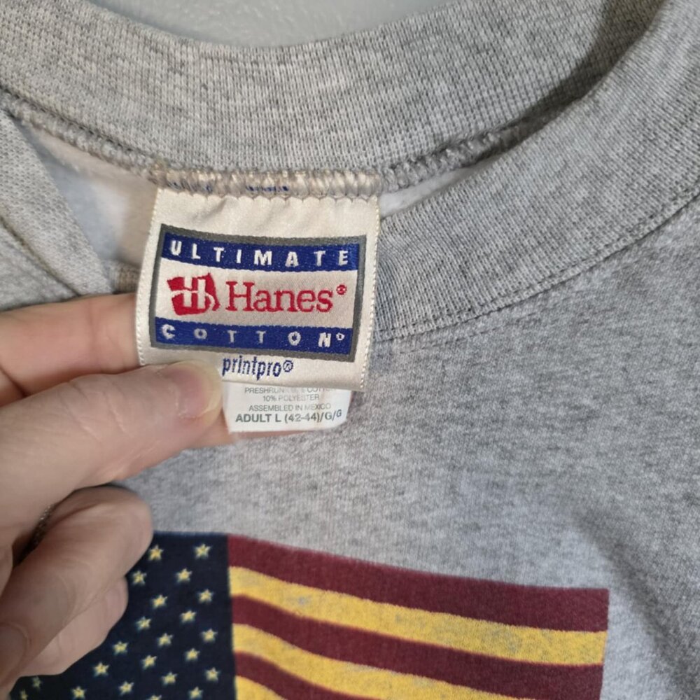 EUC Hanes American Red Cross United We Stand Sept 11th Sweatshirt - Picture 3 of 4